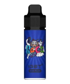 IGET BAR PLUS BLUEBERRY RASPBERRY BUBBLE GUM – 6000 PUFFS