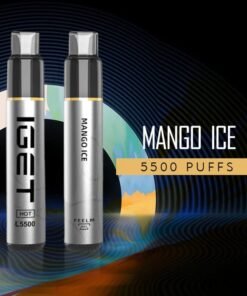 IGET HOT MANGO ICE – 5500 PUFFS
