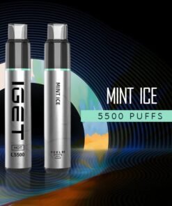 IGET HOT MINT ICE – 5500 PUFFS