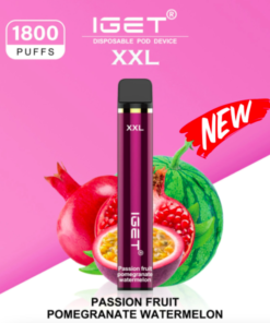 IGET XXL PASSIONFRUIT POMEGRANATE WATERMELON – 1800 PUFFS