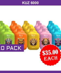 KUZ – 6000 PUFFS – 20 PACK