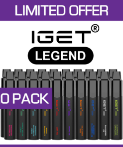 IGET LEGEND – 4000 PUFFS  – 20 PACK