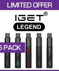 IGET LEGEND – 4000 PUFFS  – 5 PACK