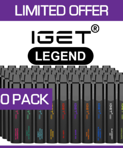 IGET LEGEND – 4000 PUFFS  – 50 PACK
