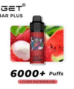 IGET BAR PLUS LYCHEE WATERMELON – 6000 PUFFS