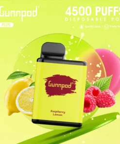 GUNNPOD PLUS RASPBERRY LEMON – 4500 PUFFS