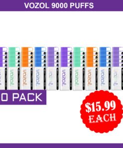VOZOL 9000 PUFFS – 50 PACK