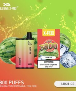 X-QLUSIVE X-POD LUSH ICE  – 3800 PUFFS